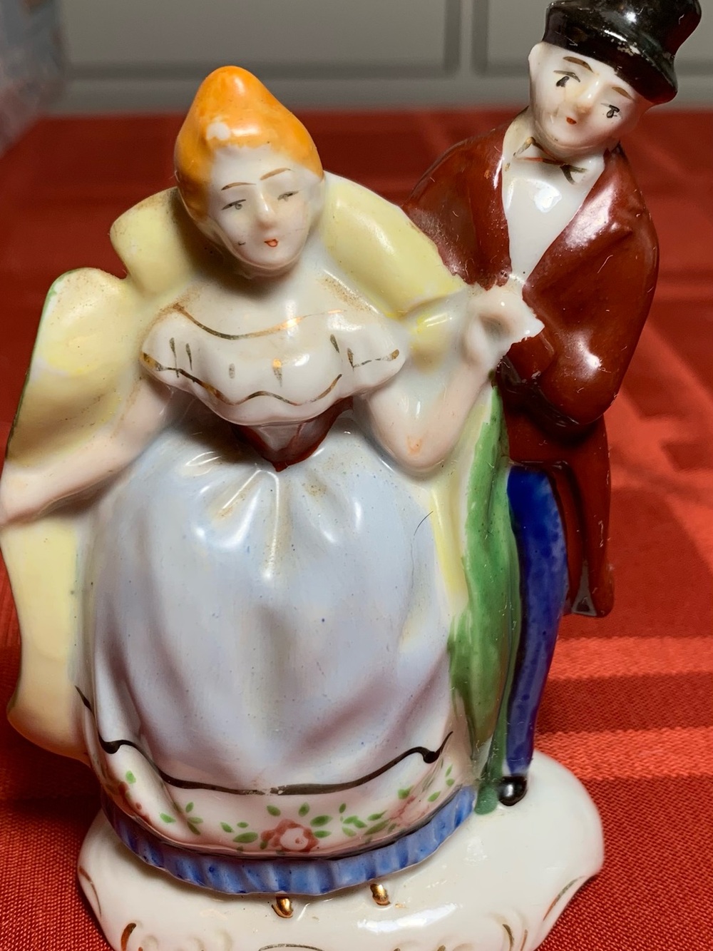 Authentic Occupied Japan Porcelain Couple Figurine
